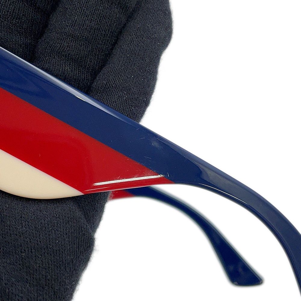 Gucci Sunglasses Interlocking Acetate Black Multicolor — view 8