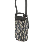 Dior Shoulder Bag Oblique Saddle Vertical Pouch Black Beige Navy — view 2