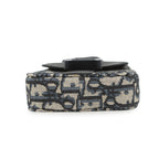 Dior Shoulder Bag Oblique Saddle Vertical Pouch Black Beige Navy — view 3