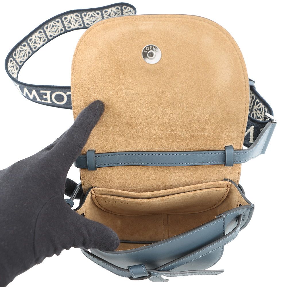Loewe Shoulder Bag Gate Dual Mini Soft Calf Jacquard — view 5
