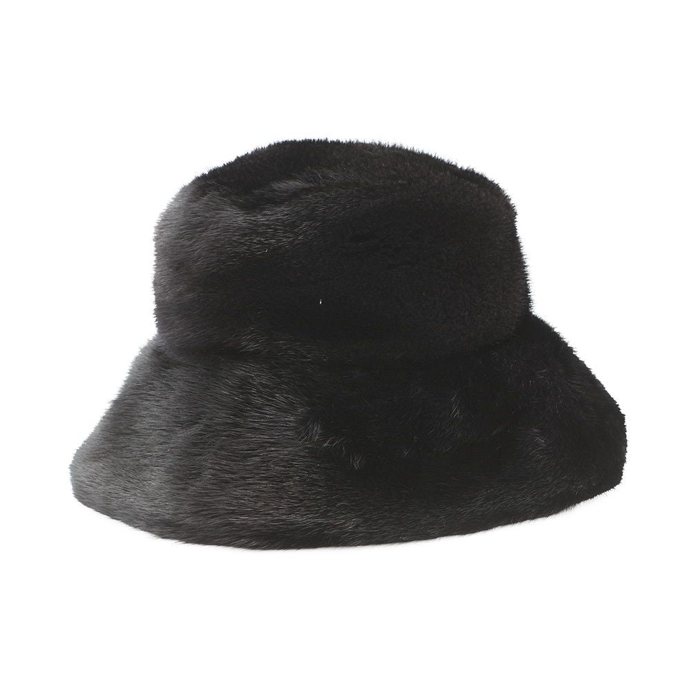 Louis Vuitton Hat Monogram Flower Bucket LV Cozy Mink Noir Black — view 3