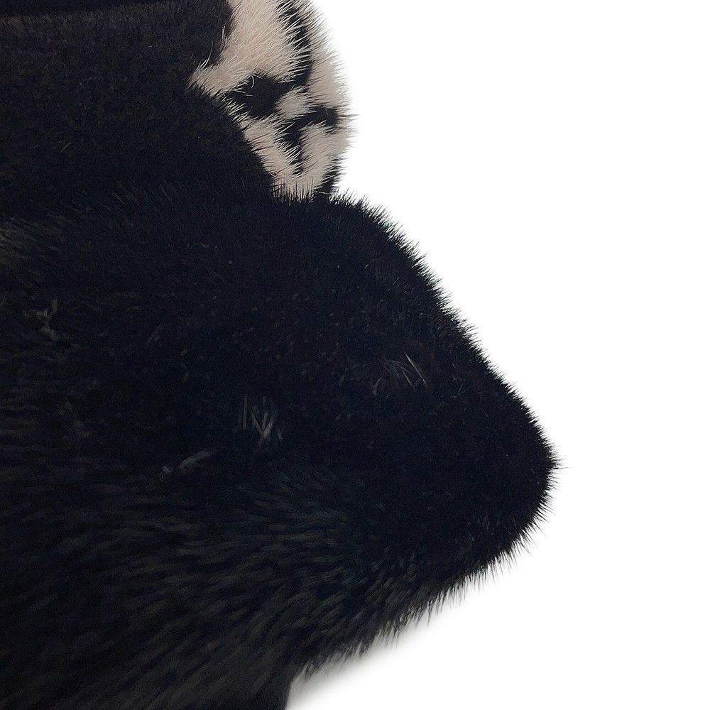 Louis Vuitton Hat Monogram Flower Bucket LV Cozy Mink Noir Black — view 7