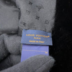 Louis Vuitton Hat Monogram Flower Bucket LV Cozy Mink Noir Black — view 9