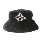 Louis Vuitton Hat Monogram Flower Bucket LV Cozy Mink Noir Black — view 2