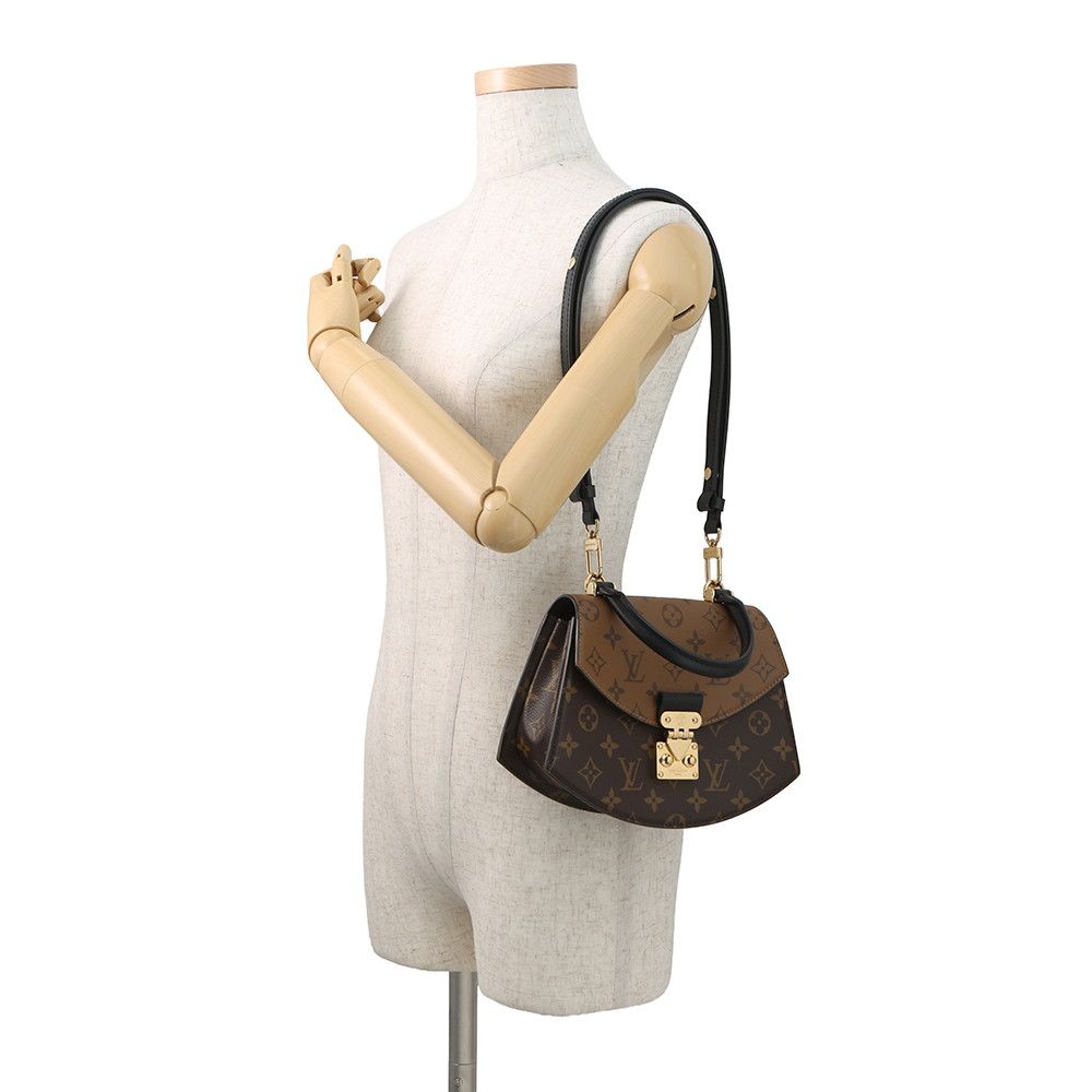 Louis Vuitton Handbag Monogram Reverse Tilsit Bag 3way Noir Black — view 5