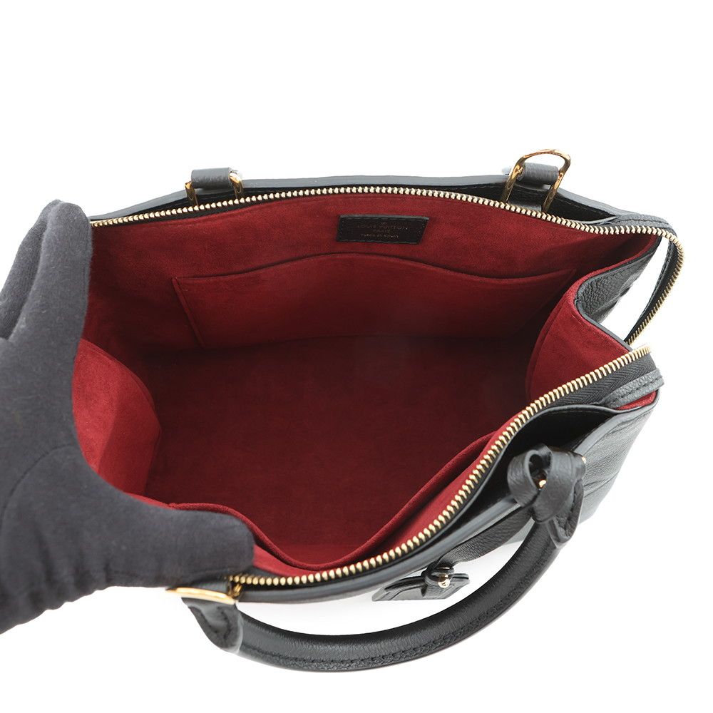 Louis Vuitton Handbag Monogram Empreinte Petit Palais PM Bag Noir Black — view 6