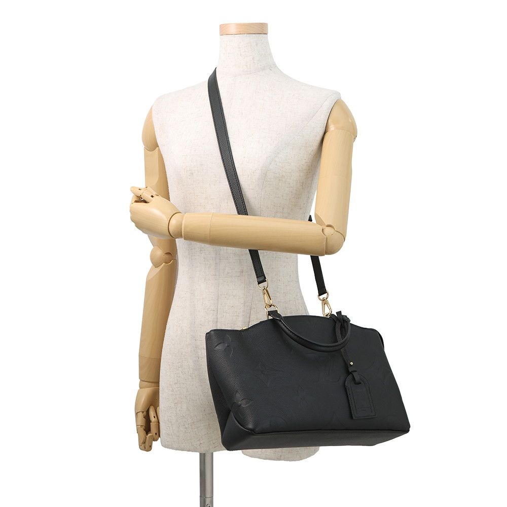 Louis Vuitton Handbag Monogram Empreinte Petit Palais PM Bag Noir Black — view 5