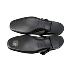 Hermes Ballet Shoes Light Rhinestone Suede 36 Black — view 4
