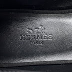 Hermes Ballet Shoes Light Rhinestone Suede 36 Black — view 6