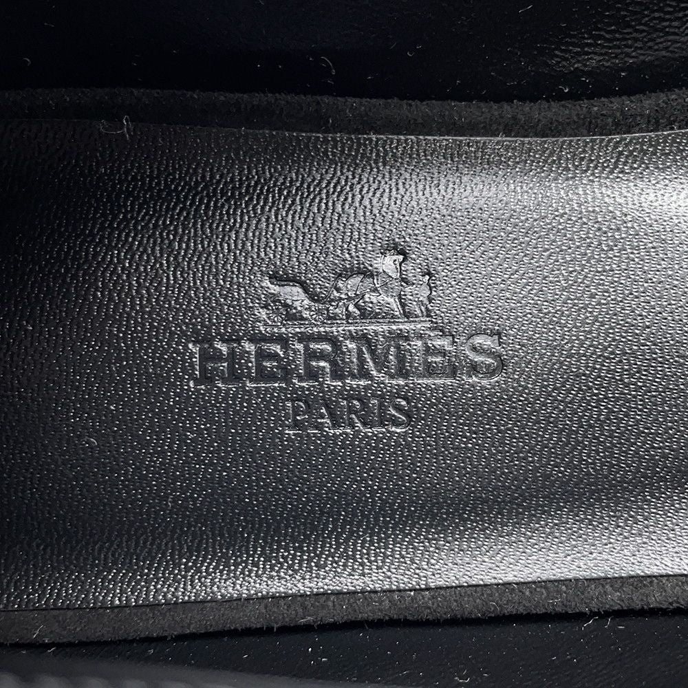Hermes Ballet Shoes Light Rhinestone Suede 36 Black — view 6