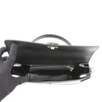 Gucci Leather GG Half Moon 2-Way Shoulder Bag Black — view 6