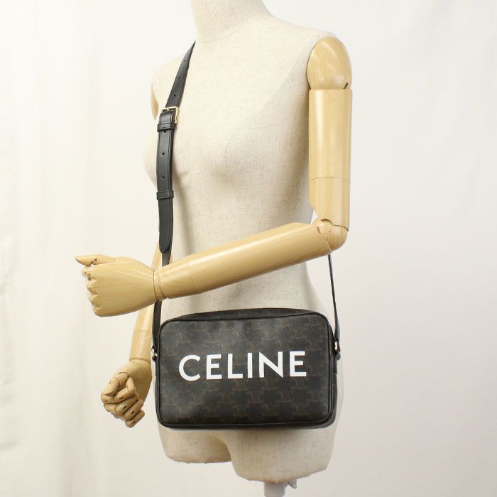 Celine Messenger Bag Triomphe Canvas — view 8