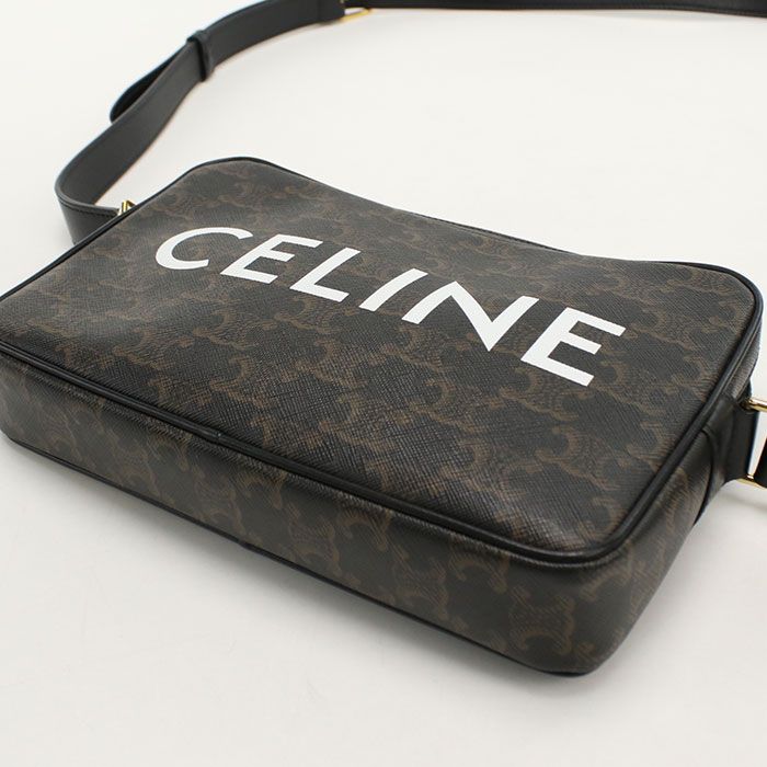 Celine Messenger Bag Triomphe Canvas — view 7