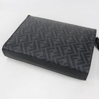 Fendi Diagonal Clutch Leather — view 2
