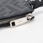 Fendi Diagonal Clutch Leather — view 5