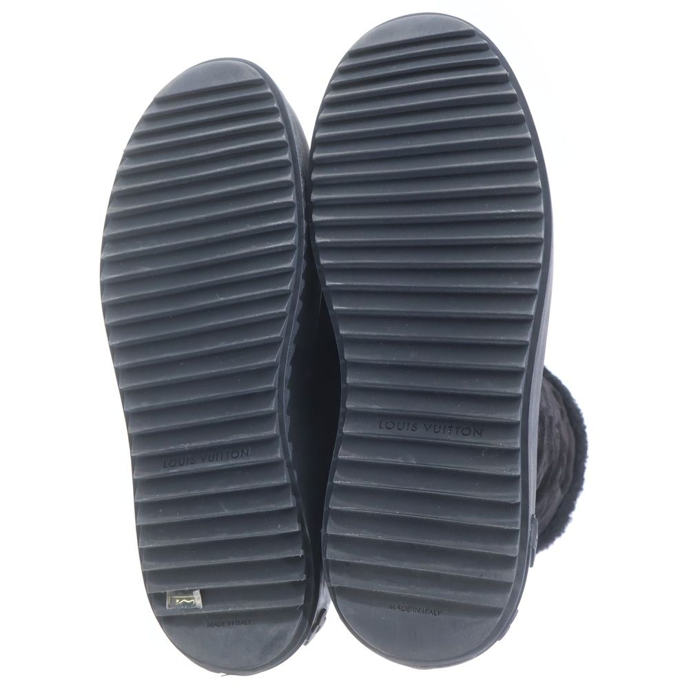 Louis Vuitton Bree G-line Giant Monogram Mouton Boots Black — view 5