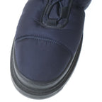 Chanel Snow Boot CC Logo Shearling Nylon Boots High Cut Shoes Navy — view 6