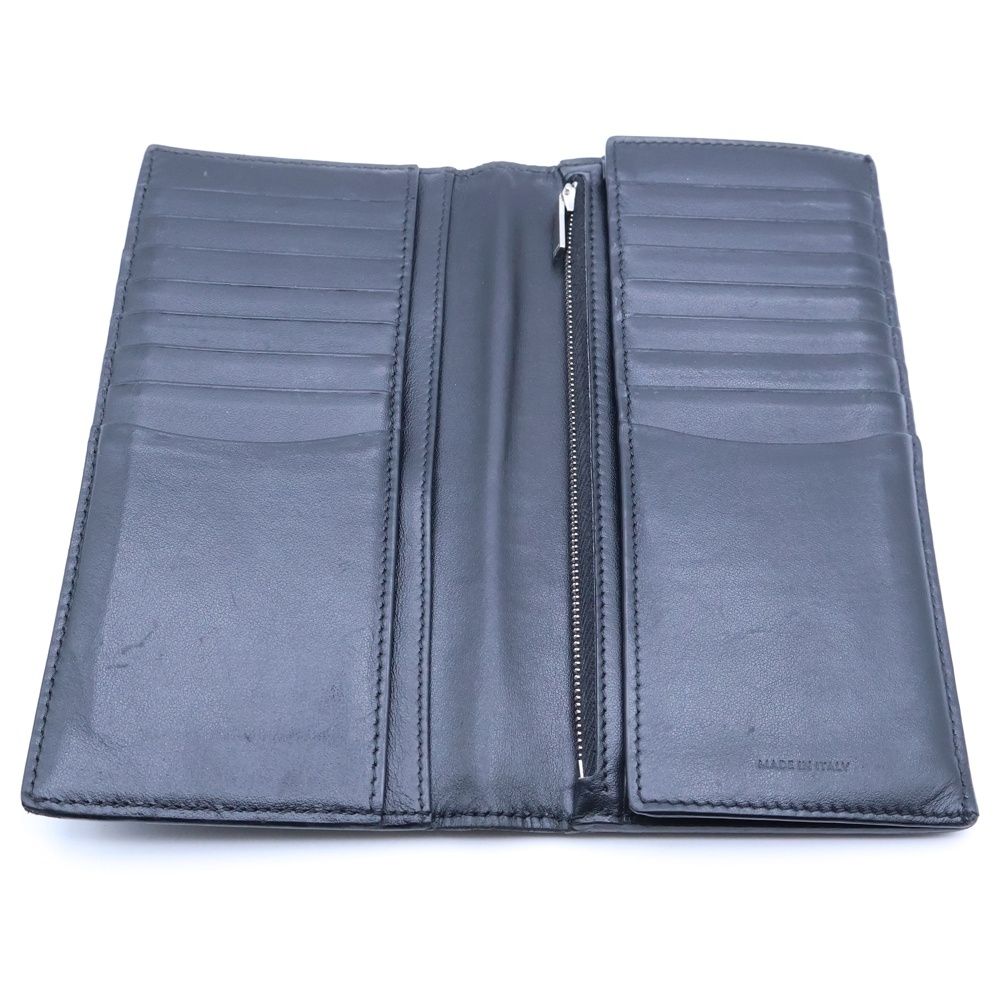 Celine Grain Leather Bifold Wallet Black — view 5
