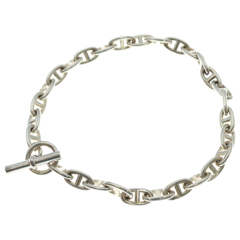 Hermes Chaine D'ancre GM Necklace Pendant Chain Silver 29 Pieces — view 2