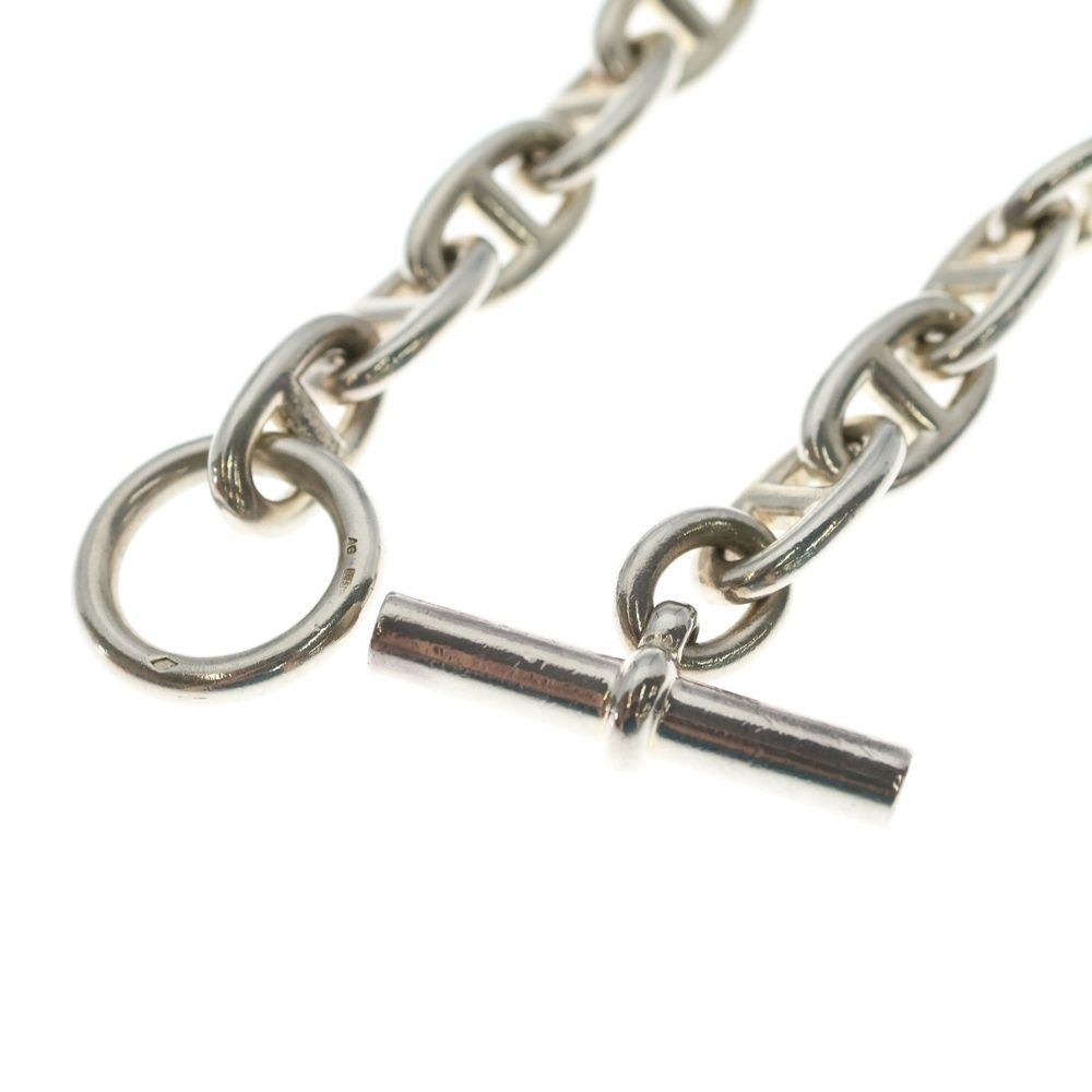 Hermes Chaine D'ancre GM Necklace Pendant Chain Silver 29 Pieces — view 4