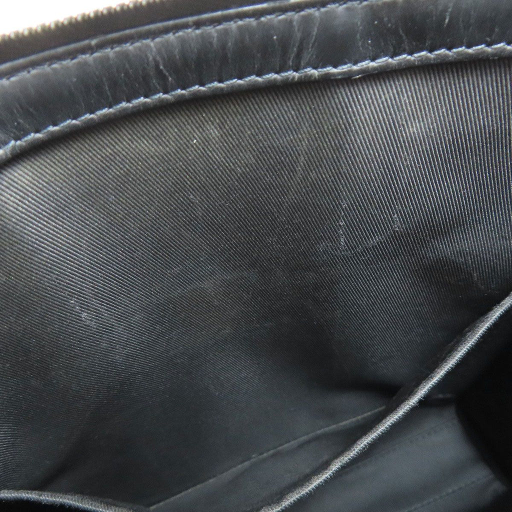 Louis Vuitton Sac Plat Cloth Handbag Taurillon Leather — view 8
