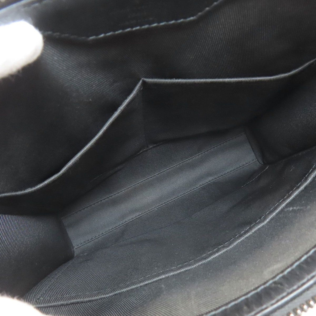 Louis Vuitton Sac Plat Cloth Handbag Taurillon Leather — view 5