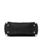 Prada Shoulder Tote Handbag 2-Way Black White Canvas Saffiano Leather — view 3