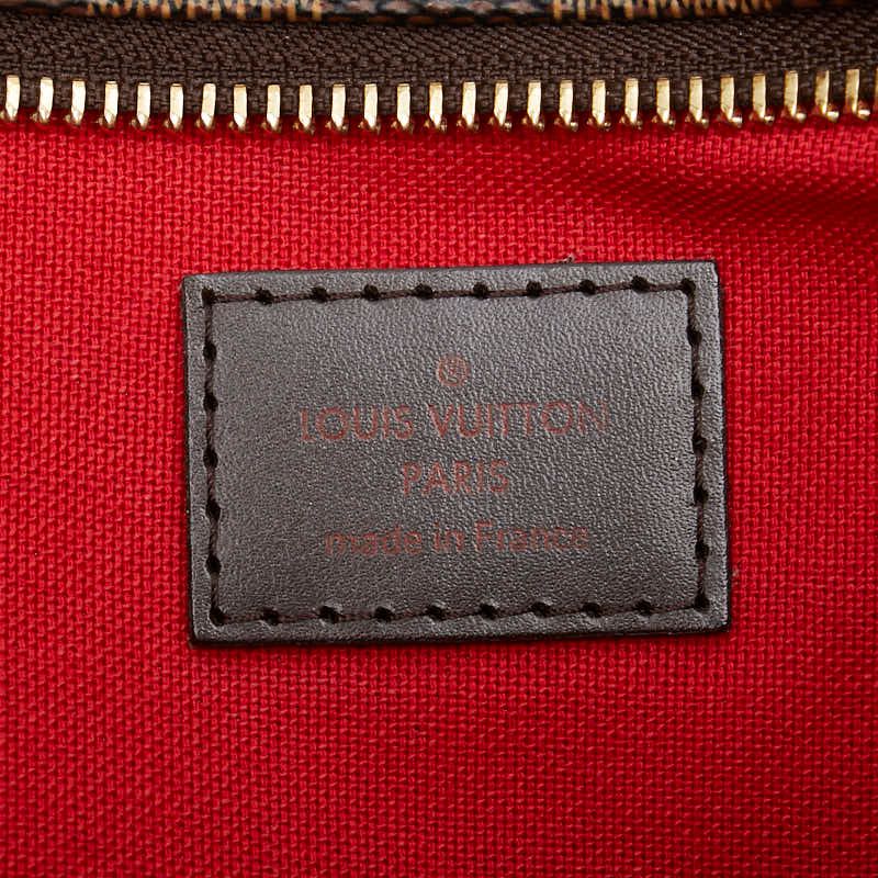 Louis Vuitton Damier Bloomsbury GM Crossbody Shoulder Bag Brown — view 8