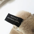 Gucci Horsebit Mouton Gloves Inner Shearling Light Gray 6.5 — view 4