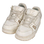 Louis Vuitton LV Trainer Maxi Sneaker White Beige — view 5