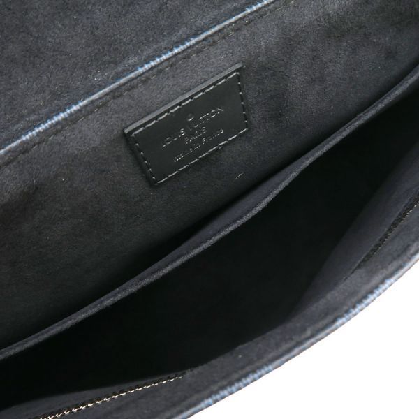 Louis Vuitton Damier Cobalt Newport Message Shoulder Bag Navy Blue — view 2