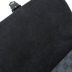 Louis Vuitton Damier Cobalt Newport Message Shoulder Bag Navy Blue — view 7