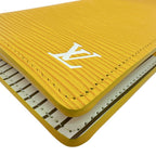 Louis Vuitton Portefeuille Brother Epi Leather Wallet Yellow — view 5