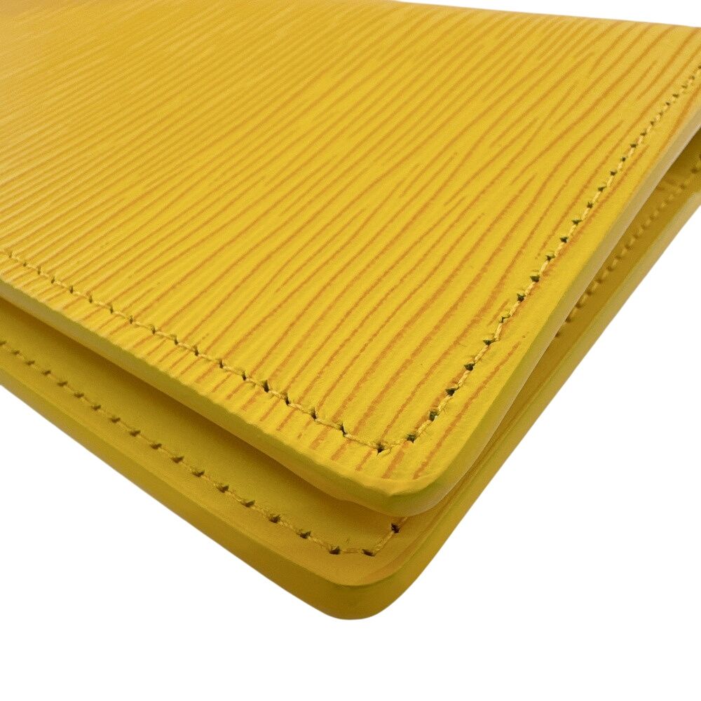 Louis Vuitton Portefeuille Brother Epi Leather Wallet Yellow — view 4