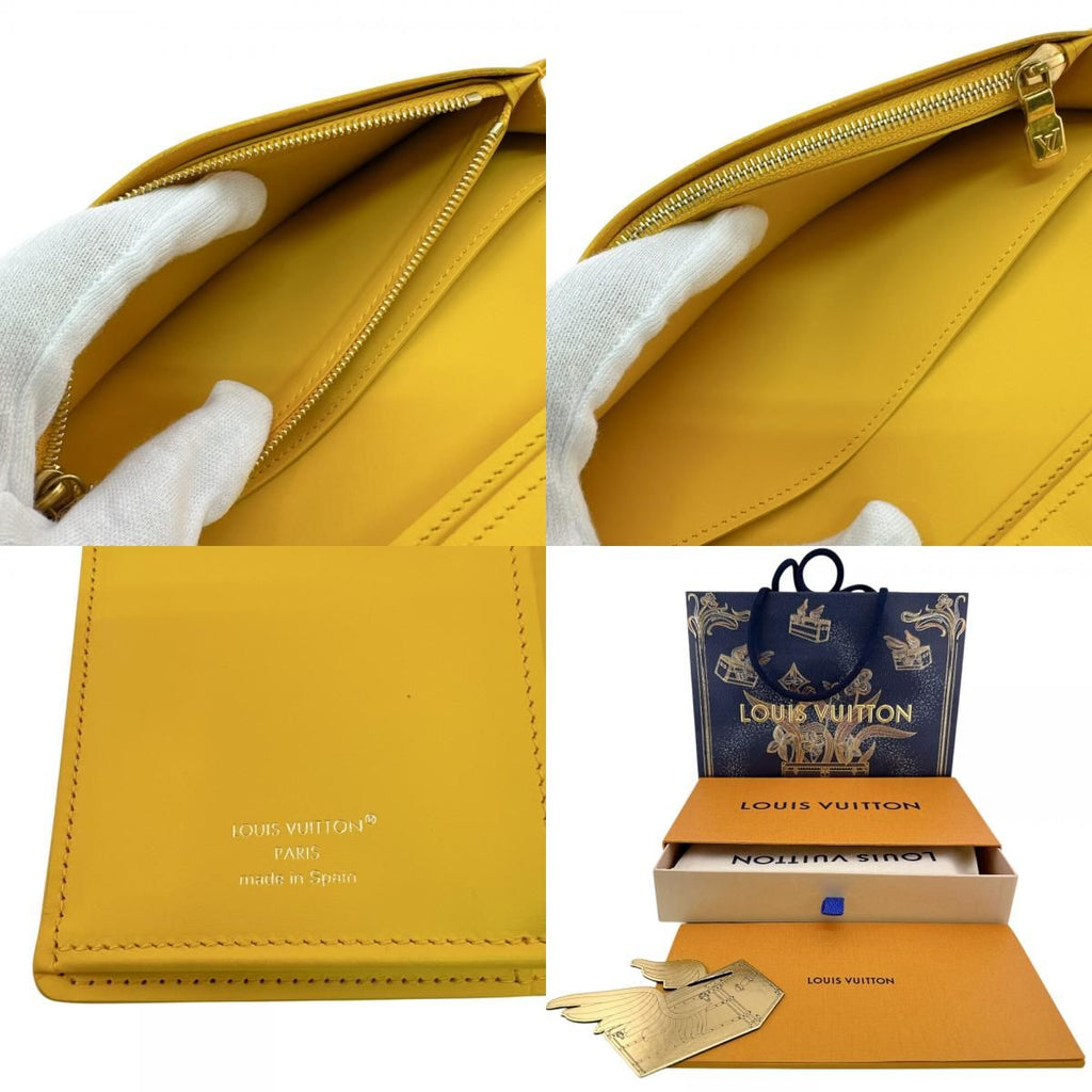 Louis Vuitton Portefeuille Brother Epi Leather Wallet Yellow — view 8