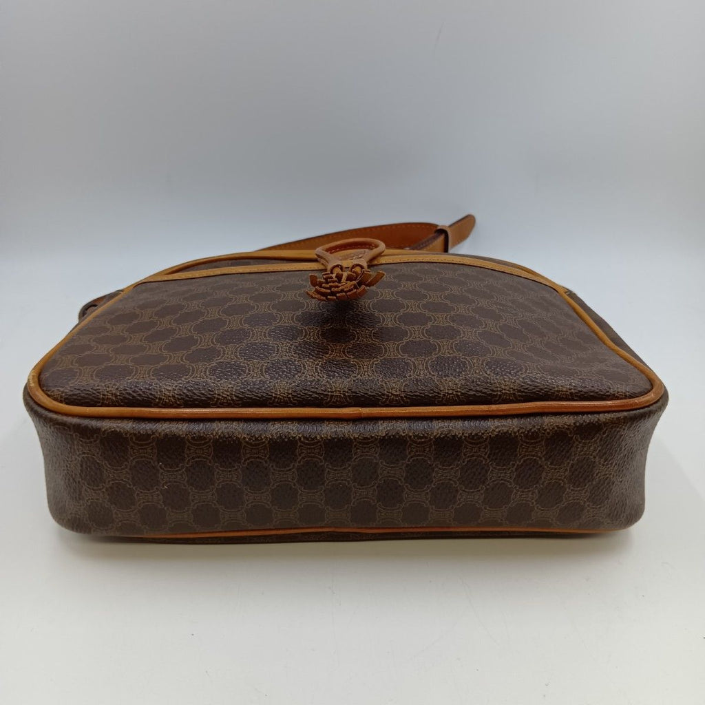 Celine Macadam Shoulder Bag 10 Brown — view 3