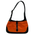 Gucci Jackie Shoulder Bag Polyester Leather Black