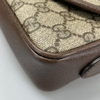 Gucci GG Supreme Sherry Line Shoulder Bag Brown — view 6