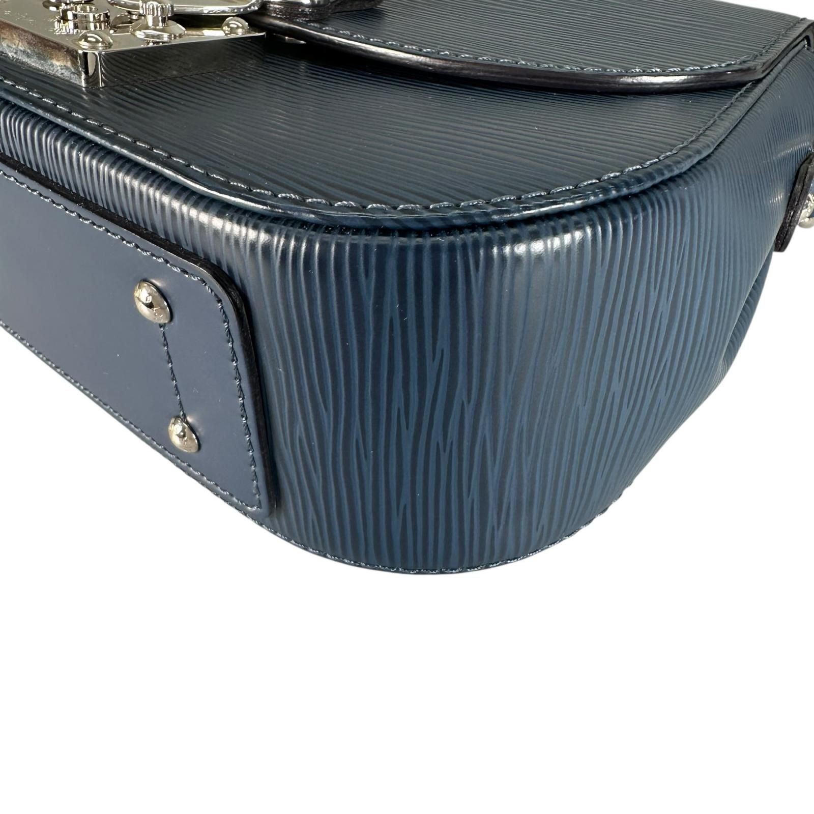 Louis Vuitton Eden PM Shoulder Bag Epi Leather Blue — view 6