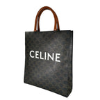 Celine Small Vertical Cabas Tote Bag Leather Brown 2-Way — view 2