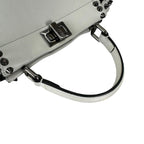 Fendi Peekaboo Handbag Leather Blue — view 5