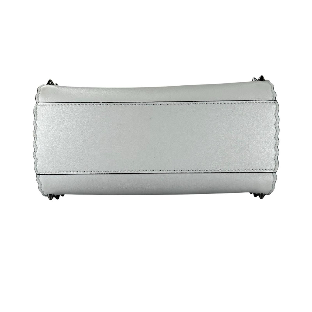 Fendi Peekaboo Handbag Leather Blue — view 4