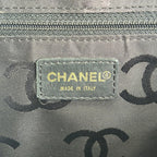 Chanel Choco Bar Tote Bag Leather Black — view 6