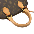 Louis Vuitton Alma BB Handbag Monogram Canvas Brown 2-Way — view 5