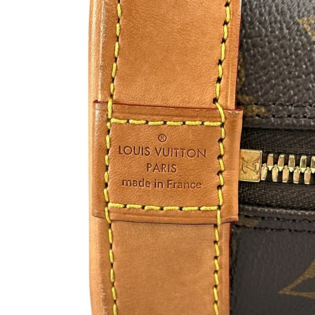 Louis Vuitton Alma BB Handbag Monogram Canvas Brown 2-Way — view 8