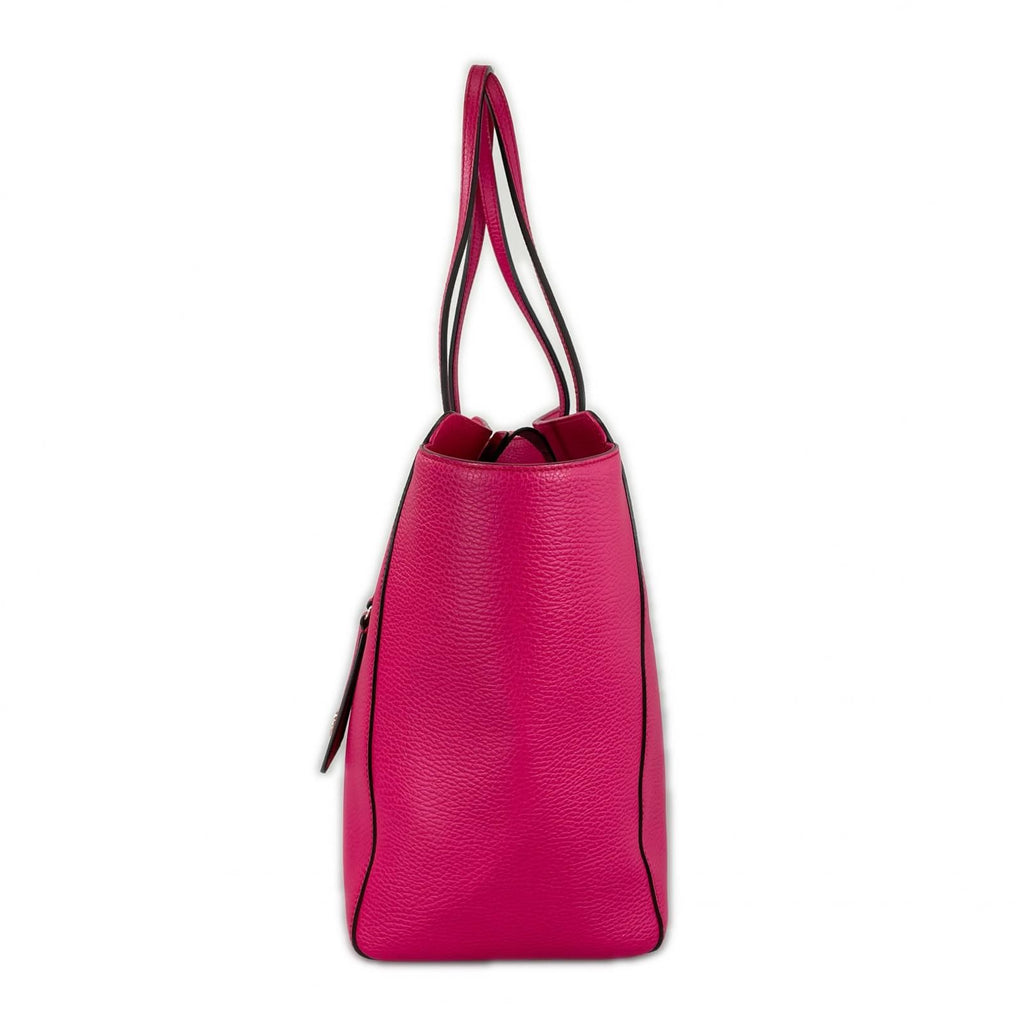 Gucci Swing Tote Bag Leather Pink — view 2