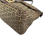 Fendi Mamma Baguette Zucchino Shoulder Bag Canvas Brown I'm Just — view 6
