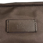 Gucci Diamante Sherry Line Shoulder Bag Nylon Brown — view 8