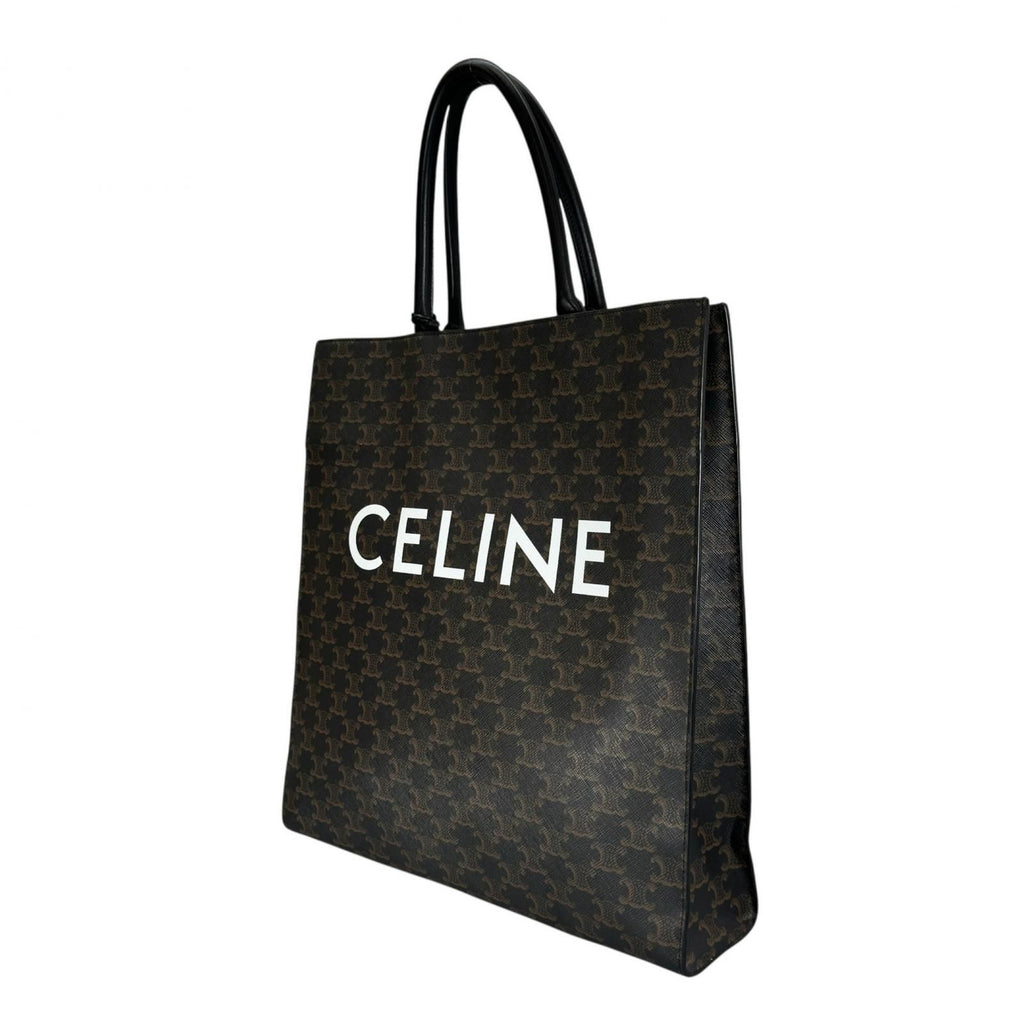 Celine Vertical Cabas Large Tote Bag Brown — view 2
