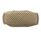 Gucci Diamante Handbag Canvas Leather Pink — view 3